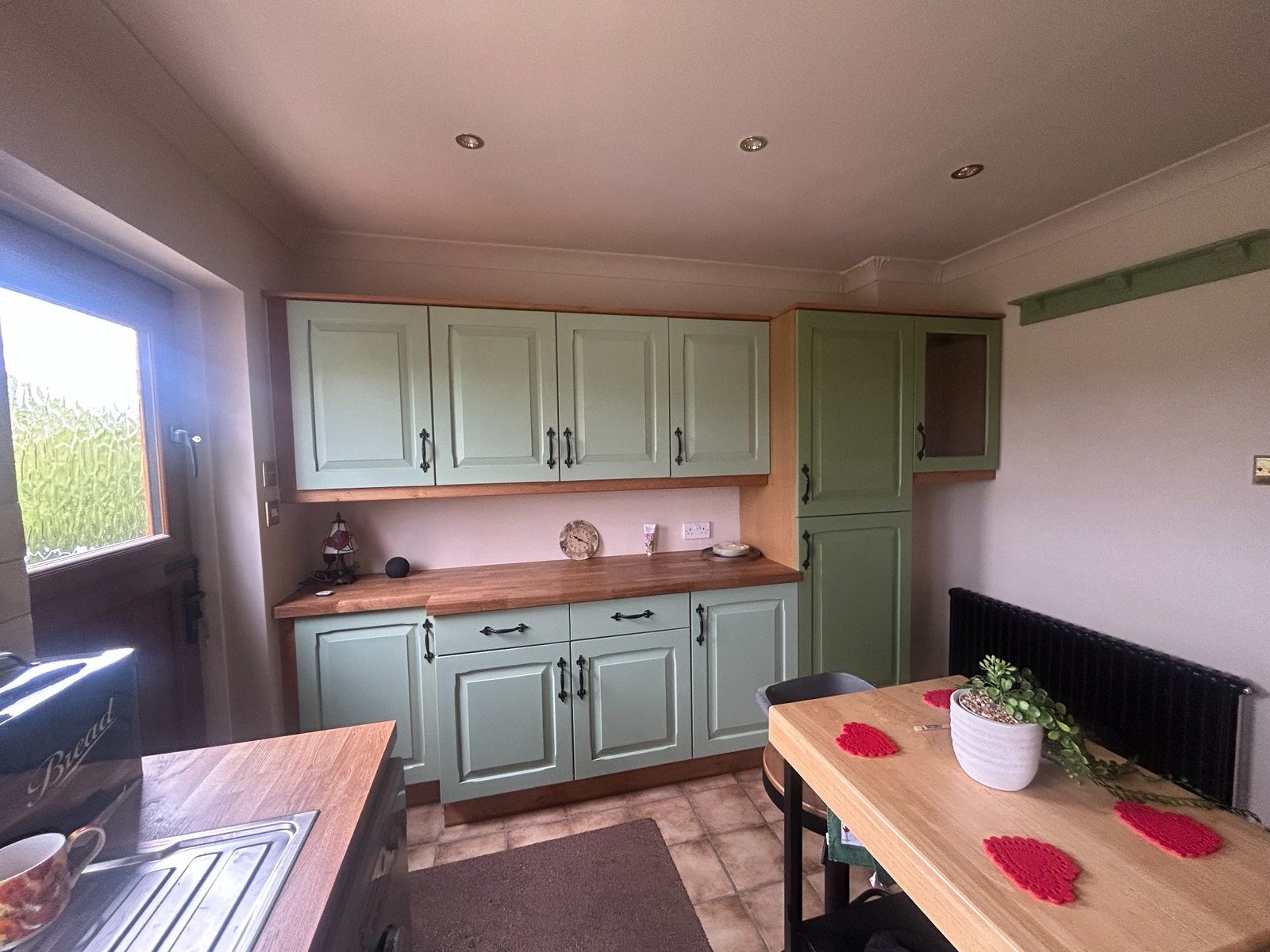 Kitchen door spraying and refurbishment