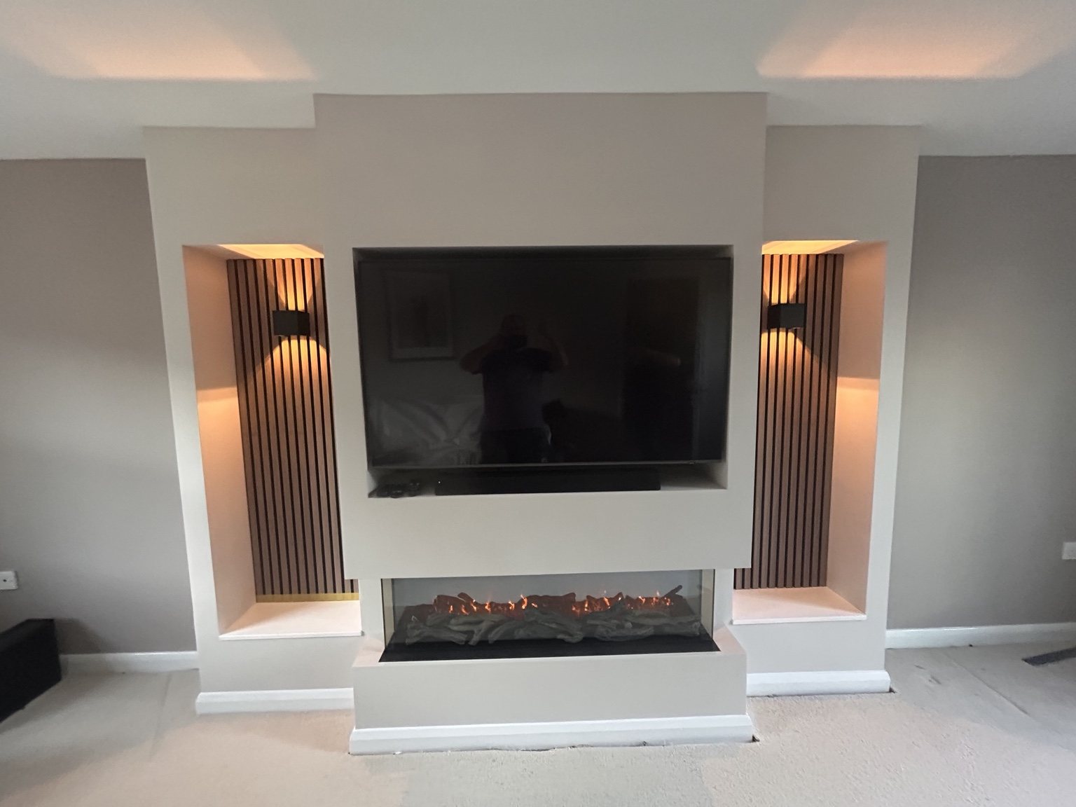 Media Wall & Feature Lighting